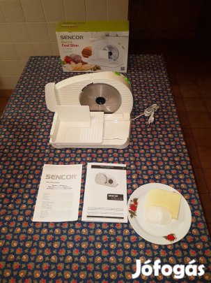 Szeletelőgép Sencor Sfs 1001GR elektromos rozsdamentes acél szeletelő