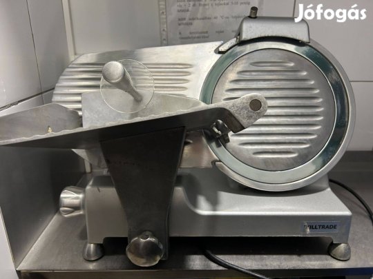 Szeletelőgép, 250 mm-es késátmérővel,+sajtszeletelő teflon késsel