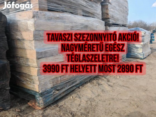 Szeletelt, vágott tégla falburkolat nagyméret őszi Szezoninditó akció!