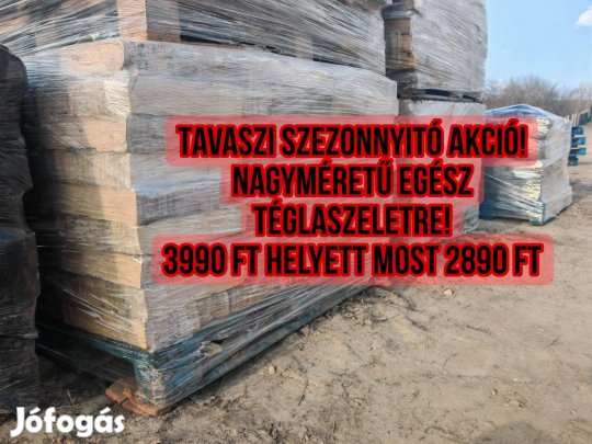 Szeletelt, vágott tégla falburkolat őszi belső Tavaszindító akció!