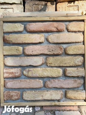 Szeletelt tégla, vágott, bontott Mediterrán Prémium falburkolat kedv.!