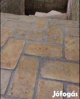 Szeletelt tégla járólap, padló-burkolat nagyméretű Januári Vásár!