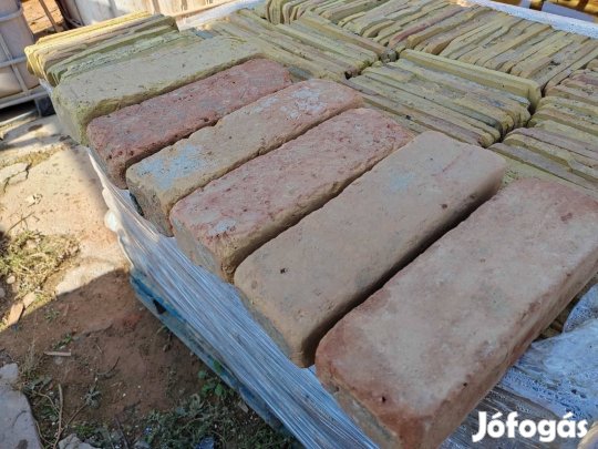 Szeletelt tégla lépcső elem rusztikus márciusi kedvezmény!