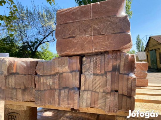 Szeletelt tégla prémium mediterrán szélső szelet falburkolat akciós!