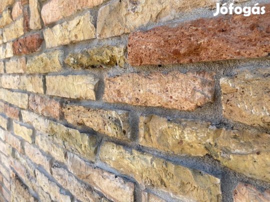 Szeletelt tégla rusztikus Pattintott-hasított szélső szelet 10-20%