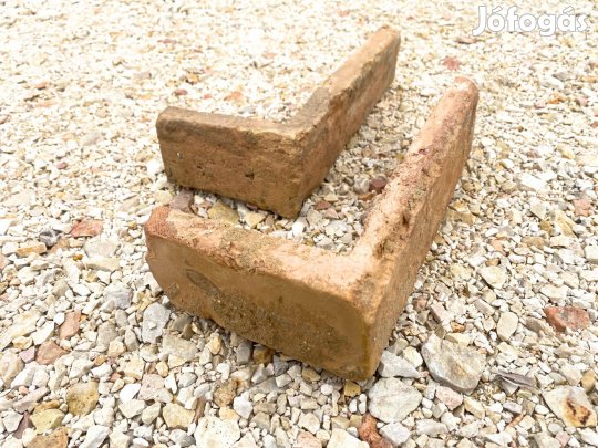 Szeletelt téglaburkolat szélső sarok elem Tavaszkezdési akció!