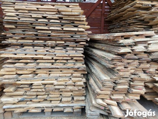 Szélezett akác deszka eladó