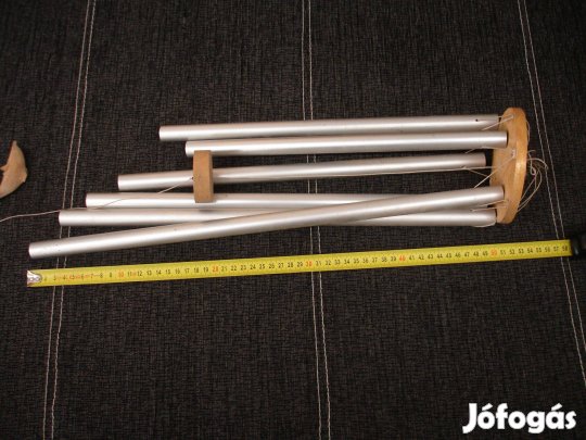 Szélharang kültéri dekoráció 50 cm alumínium csöves szélcsengő kerti s