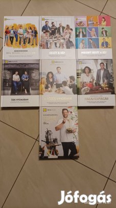 Széll Tamás szakácskönyvek 7db