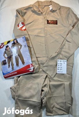 Szellemírtók jelmez, Ghostbusters jelmez, felnőtt jelmez M174