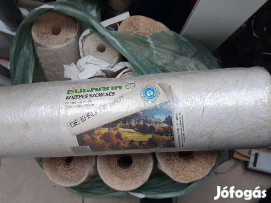 Szemcsés fűrészporos tapéta több fajta 10m-es