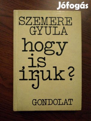 Szemere Gyula - Hogy is írjuk?