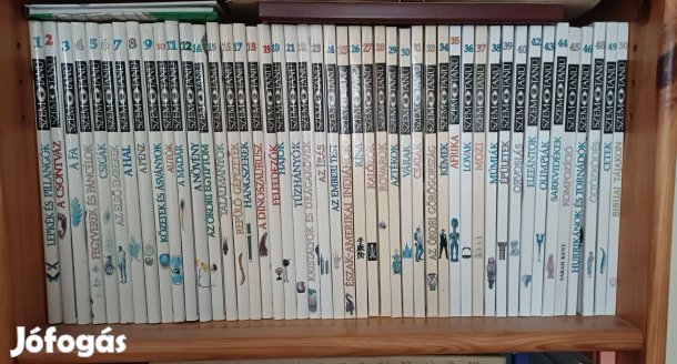 Szemtanú ismeretterjesztő sorozat 52 db könyve