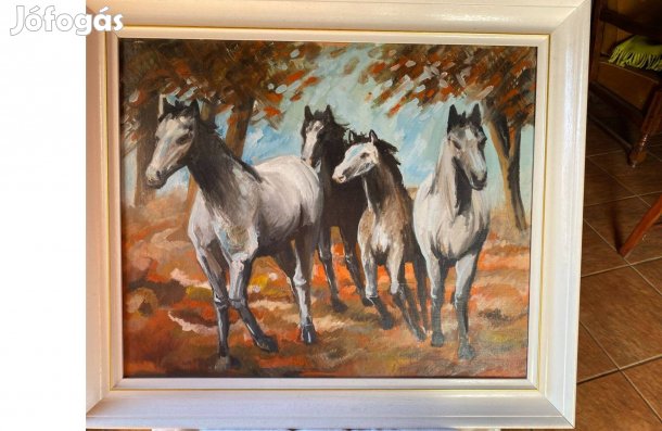 Szenczy Zoltán Szabadon című festménye