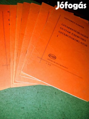 Szendrey-Karper Gitárgyakorlatok 1-8.