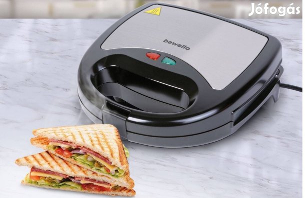 Szendvicssütő Tapadásmentes - 3 féle Sütőlap - 220-240V - 800W