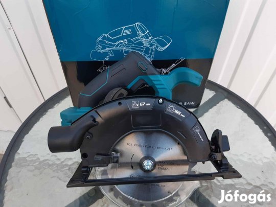 Szénkefementes Körfűrész (165mm) Makita 18v Lxt akkuhoz (BL18xx) Új!