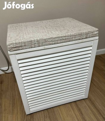 Szennyestartó fabútor