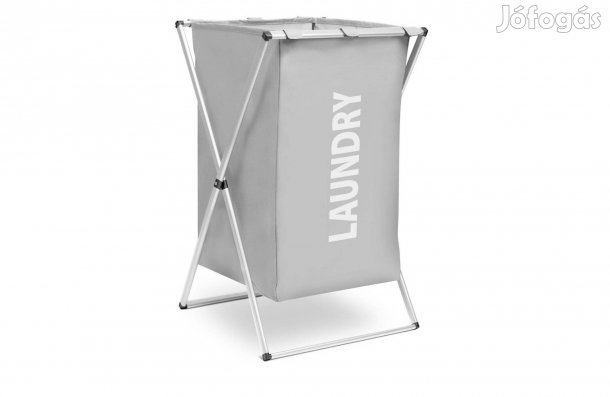 Szennyestartó kosár 55 literes Szövet - összecsukható fém vázzal