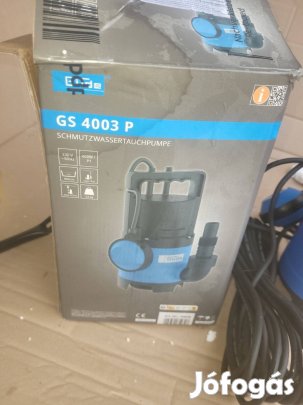 Szennyvízszivattyú Güde GS 4003 P - Merülési mélység 4 m