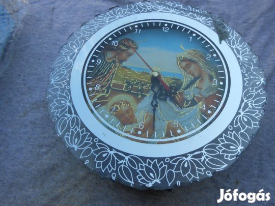 Szent képes , asztali álló , villágítós óra , új eladó