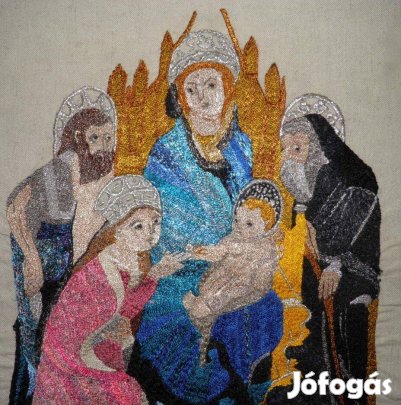 Szentkép, fonalkép, ikon másolat, Szent Katalin misztikus eljegyzése