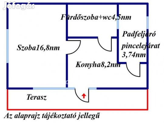 Szentpéterszegi 53 nm-es ház eladó