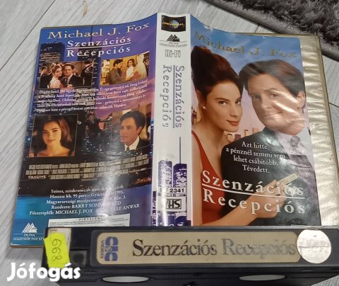 Szenzációs recepciós - vígjaték vhs- Michael J  Fox