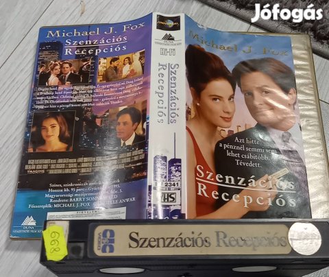 Szenzációs recepciós - vígjáték vhs - Michael J. Fox