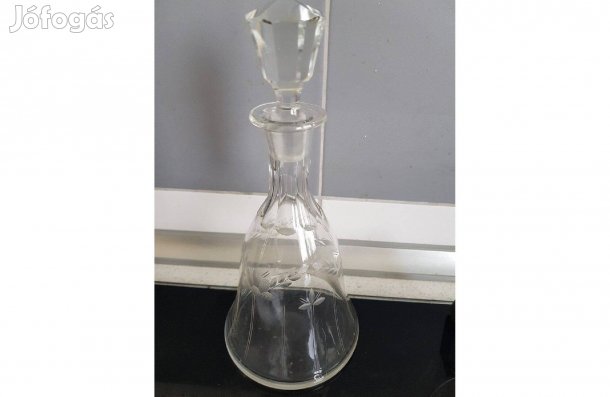 Szép Régi Csiszolt Üveg eladó