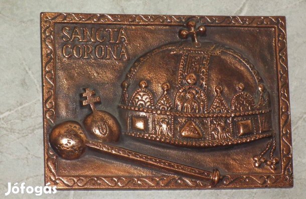 Szép Sancta Corona - Szent Korona plakett dísztárgy