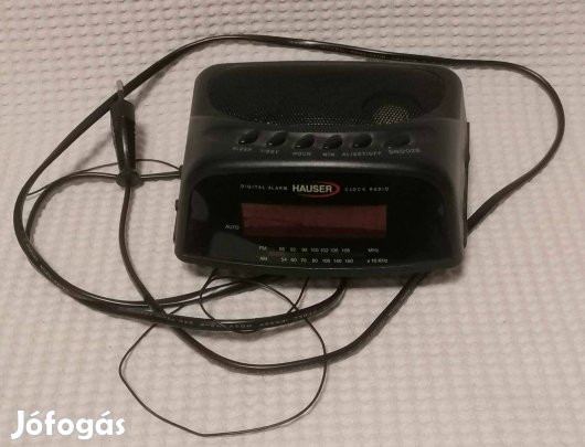 Szép Újszerű Led Kijelzős "Hauser" Rádiós Ébresztős Óra
