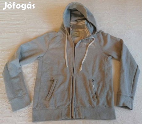 Szép "Scotch & Soda" Szürke Zipzáras Férfi Pulóver (M méret)