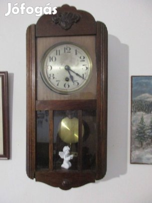 Szép állapotú Német-Antik Falióra, működőképes-mechannikus!!!