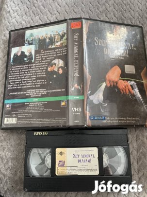 Szép álmokat drágám vhs nagytok krimi