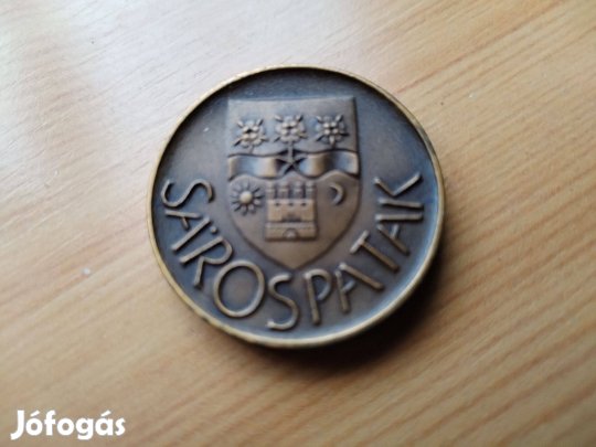 Szép bronz emlékérem "Sárospatak" érem