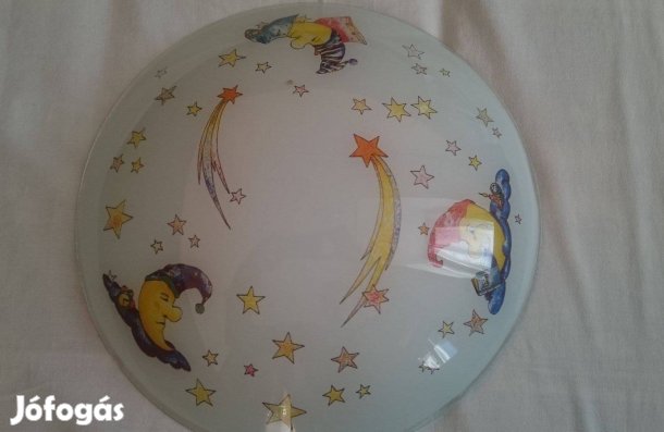 Szép gyerek lámpa búra, lámpabúra 32 cm eladó