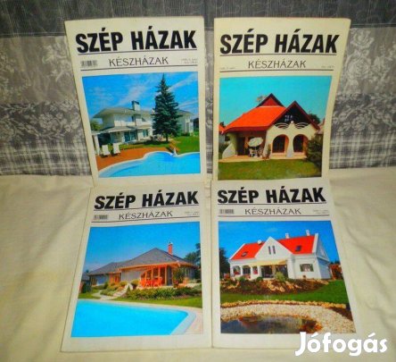 Szép házak magazinok 4db