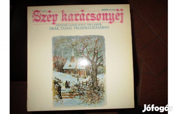 Szép karácsonyéj bakelit hanglemez eladó