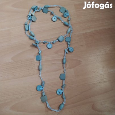 Szép kék fa nyaklánc