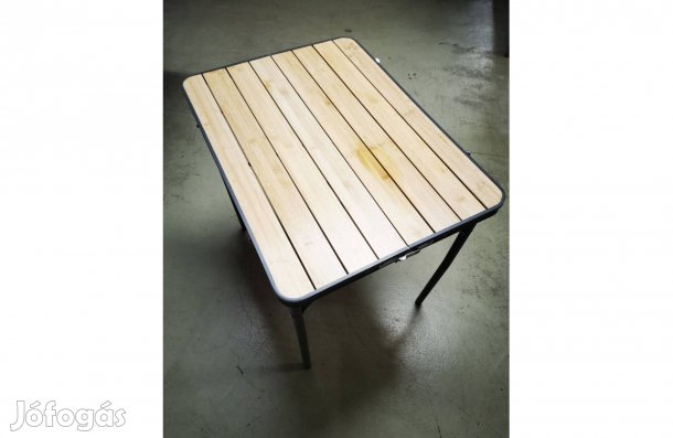 Szép minőségi bambusz aluminium kemping asztal kempingasztal