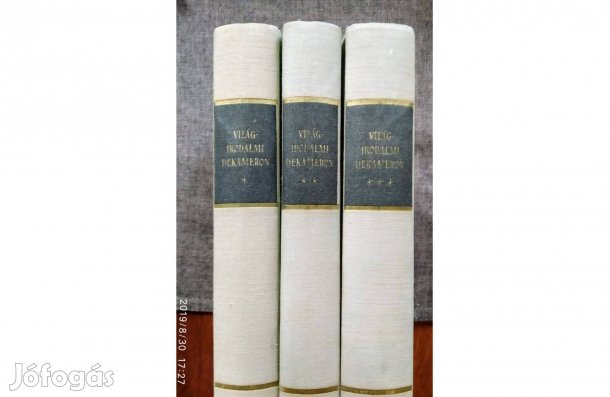 Szép prózai antológia Világirodalmi dekameron I-II-III Sok Mást Is