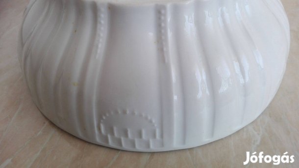 Szép régi jelzet Zsolnay nagy tál eredeti db