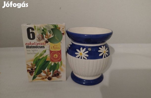 Szép újszerű párolgató és 1 csomag mécses eladó