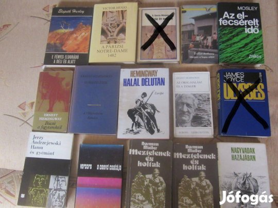 Szépirodalmi könyvek