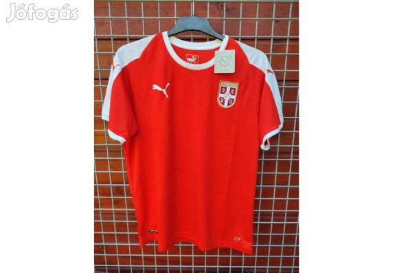 Szerb válogatott eredeti piros 2018-2020 Puma mez (L)