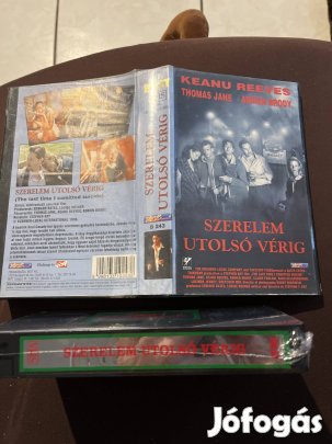 Szerelem utolsó vérig vhs kistok bontatlan 