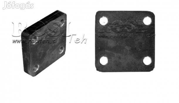 Szerelhető flansch forgó húzókampóhoz FI42 / FI50