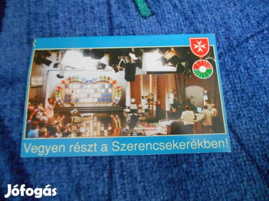 Szerencsekerék levelezőlapok