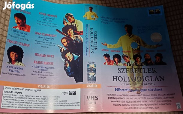Szeretlek holtodiglan - vígjáték vhs - Kevin Kline